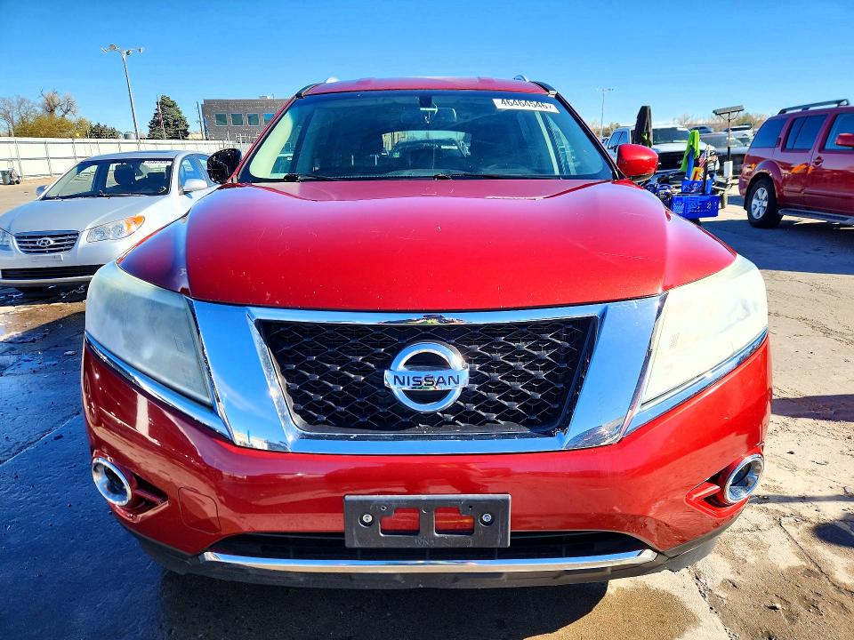 2016 Nissan Pathfinder VIN 5N1AR2MM1GC662306 COPART salvage auction — SIDE, Salvage Title, sold $2,050 on 2026-08-03 (photo 5)