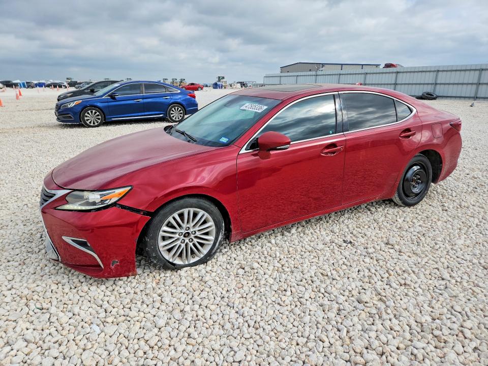 2016 Lexus ES VIN 58ABK1GG2GU023928 COPART salvage auction — FRONT END, Tx - Salvage Vehicle Title, sold $80 on 2026-07-09 (photo 1)