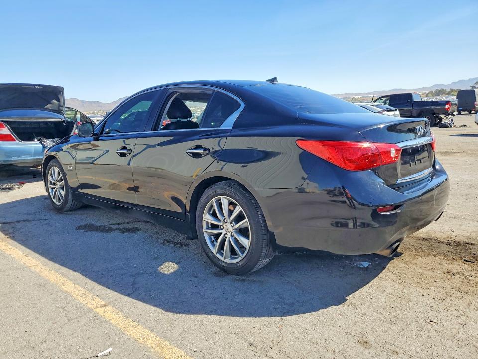 2017 Infiniti Q50 VIN JN1EV7AP6HM736959 COPART salvage auction — VANDALISM, Nv - Certificate Of Title, sold $1,200 on 2026-07-30 (photo 2)