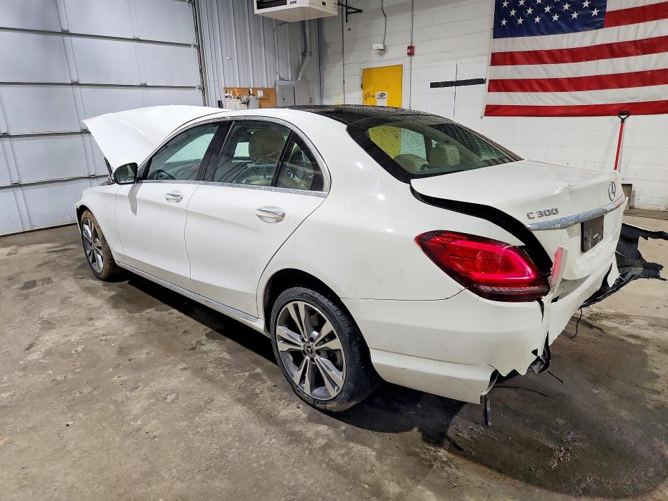 2021 Mercedes-benz C-klasse VIN W1KWF8EB6MR635300 COPART salvage auction — FRONT END, NH - CERT OF TITLE-SALVAGE, sold $2,750 on 2026-07-02 (photo 2)