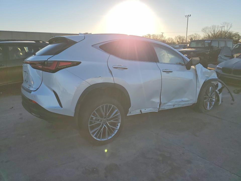 2025 Lexus Nx 350h VIN JTJGKCEZ3S2049909 COPART salvage auction — Front End, TX - SALVAGE VEHICLE TITLE, sold $6,700 on 2026-05-26 (photo 3)