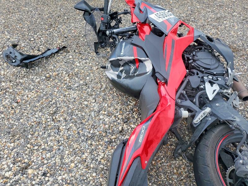 2025 Kawasaki Zx VIN ML5EXGG1XSDA47697 COPART salvage auction — FRONT END, La - Permit To Sell, sold $150 on 2026-07-10 (photo 6)