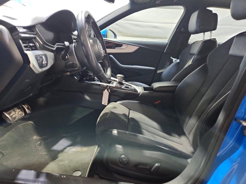2020 Audi A4 VIN WAUENAF4XLN009395 COPART salvage auction — FRONT END, Wv - Salvage Certificate, sold $8,100 on 2026-07-07 (photo 7)