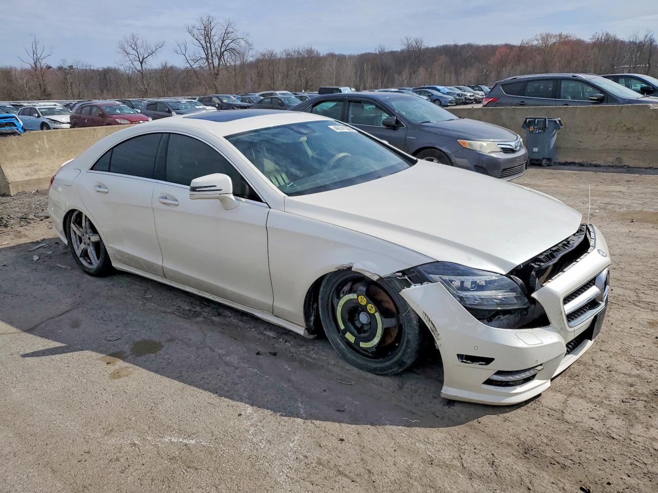 2014 Mercedes-Benz CLS-Class VIN WDDLJ7DB4EA100222 COPART salvage auction — Front End, WV - CERTIFICATE OF TITLE, sold $3,500 on 2026-04-24 (photo 4)