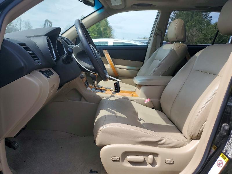 2010 Toyota Highlander VIN JTEJW3EH6A2045092 COPART salvage auction — FRONT END, Md - Cert Of Salvage > 75% Damage, sold $3,200 on 2026-07-13 (photo 7)