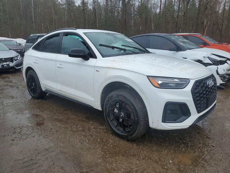2023 Audi Q5 VIN WA14AAFY2P2197294 COPART salvage auction — SIDE, On - Permit Salvage, sold $15,000 on 2026-08-25 (photo 4)