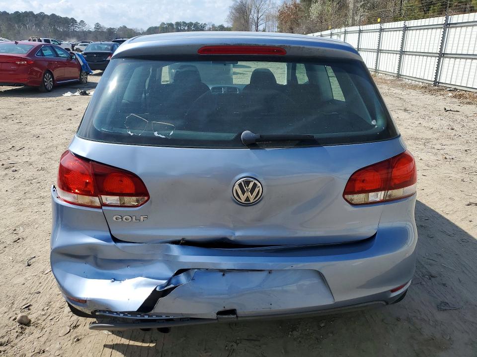 2012 Volkswagen Golf VIN WVWBB7AJ2CW077506 COPART salvage auction — FRONT END, Va - Cert Of Title - Salvage, sold $675 on 2026-07-28 (photo 6)