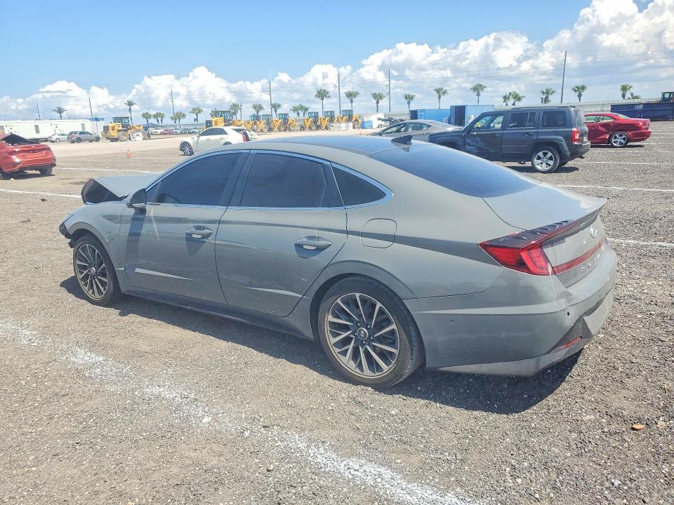 2020 Hyundai Sonata VIN 5NPEH4J20LH011576 COPART salvage auction — FRONT END, Salvage Title, sold $4,400 on 2026-08-01 (photo 2)