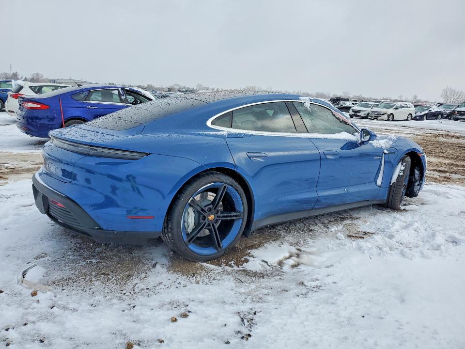 2021 Porsche Taycan VIN WP0AB2Y19MSA44258 COPART salvage auction — FRONT END, Il - Salvage Certificate, sold $24,100 on 2026-07-16 (photo 3)
