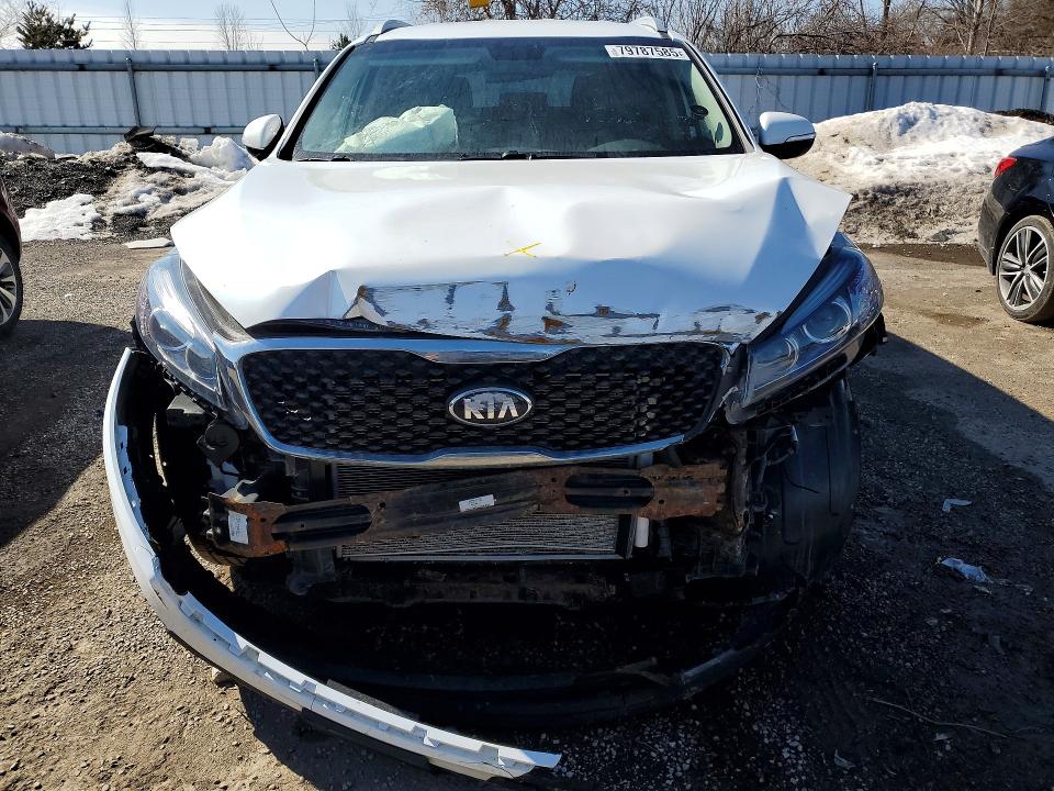 2018 Kia Sorento VIN 5XYPG4A36JG379348 COPART salvage auction — FRONT END, Salvage Title, sold $150 on 2026-07-21 (photo 5)