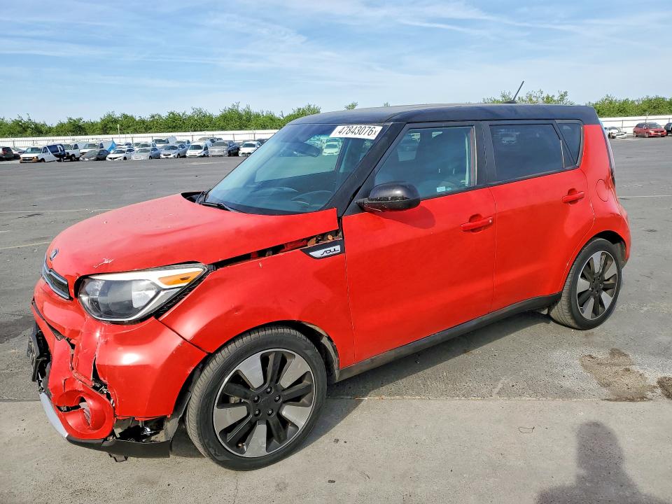 2018 Kia Soul VIN KNDJP3A53J7574399 COPART salvage auction — FRONT END, Ca - Salvage Certificate, sold $3,450 on 2026-07-09 (photo 1)