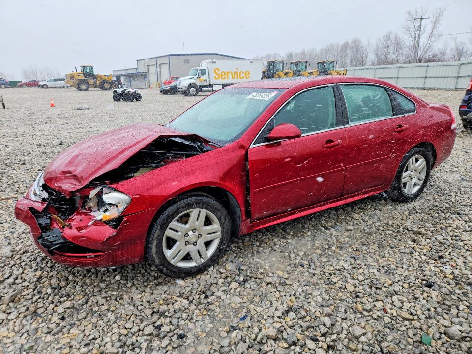 2014 Chevrolet Impala VIN 2G1WB5E32E1111769 COPART salvage auction — FRONT END, MI - CERT OF TITLE-SALVAGE VEHICLE, sold $575 on 2026-07-02 (photo 1)