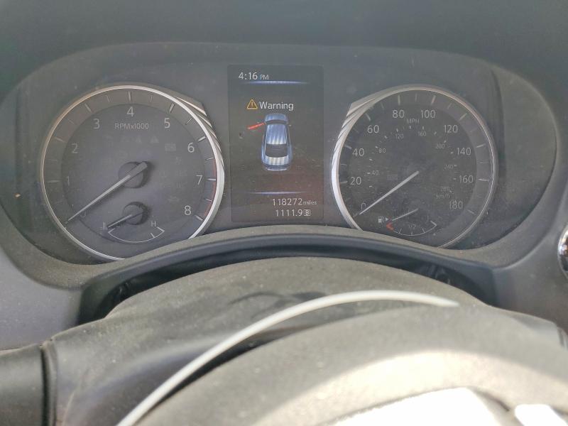 2018 Infiniti VIN JN1CV7AP5JM240239 COPART salvage auction — FRONT END, Tx - Salvage Vehicle Title, sold $1,950 on 2026-07-09 (photo 9)