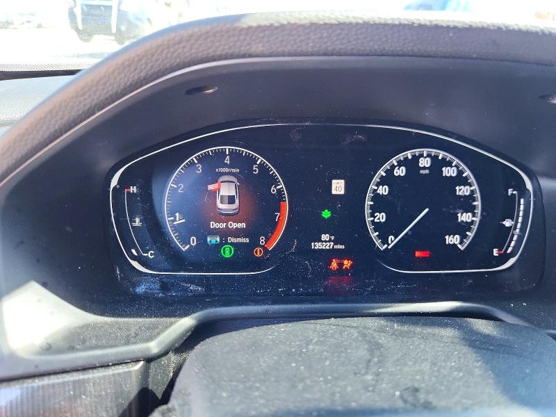 2019 Honda Accord VIN 1HGCV1E32KA100834 COPART salvage auction — FRONT END, Wv - Salvage Certificate, sold $4,700 on 2026-08-03 (photo 9)