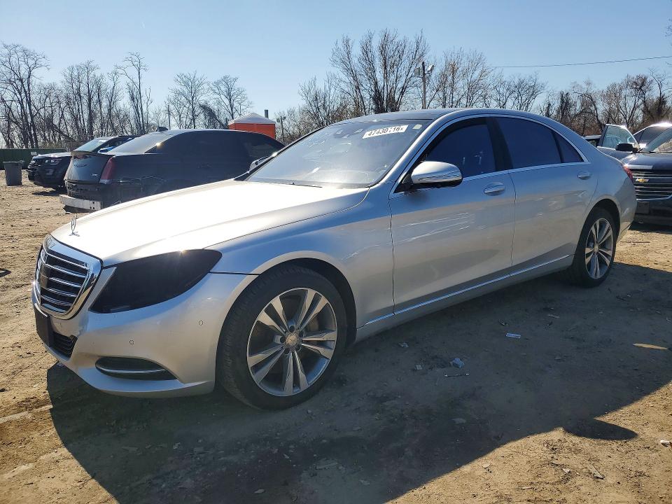 2015 Mercedes-benz S class VIN WDDUG8FB5FA160436 COPART salvage auction — FRONT END, Md - Cert Of Salvage-Abandoned, sold $5,900 on 2026-07-09 (photo 1)