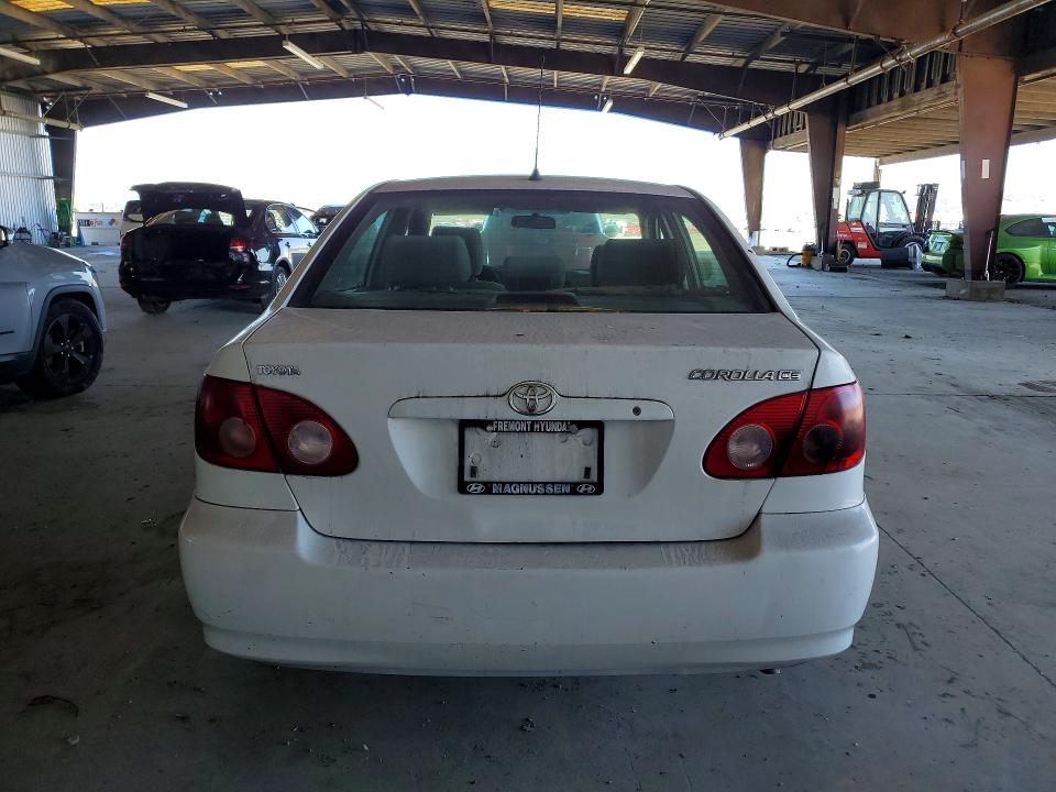 2005 Toyota Corolla VIN JTDBR32E050057072 COPART salvage auction — MINOR DENT/SCRATCHES, CA - DIS/DLR/EXP LIEN PAPERS-SALV, sold $725 on 2026-07-30 (photo 6)