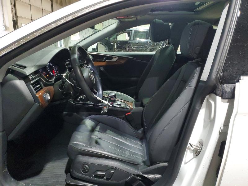 2022 Audi A5 VIN WAUABCF59NA031278 COPART salvage auction — REAR END, Pa - Certificate Of Salvage, sold $8,800 on 2026-07-27 (photo 7)
