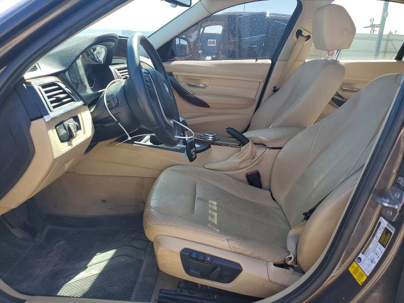 2014 BMW 3 series VIN WBA3C1C50EK107091 COPART salvage auction — REAR END, TX - CERT OF TITLE-REBUILT SALVAGE, sold $800 on 2026-07-24 (photo 7)