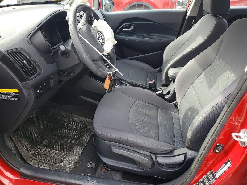 2013 Kia Rio VIN KNADM4A34D6121779 COPART salvage auction — FRONT END, Salvage Title, sold $325 on 2026-07-23 (photo 7)