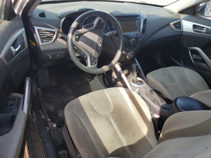 2012 Hyundai Veloster VIN KMHTC6AD7CU039749 COPART salvage auction — FRONT END, Ok - Cert Of Title-Salvage, sold $775 on 2026-07-30 (photo 8)