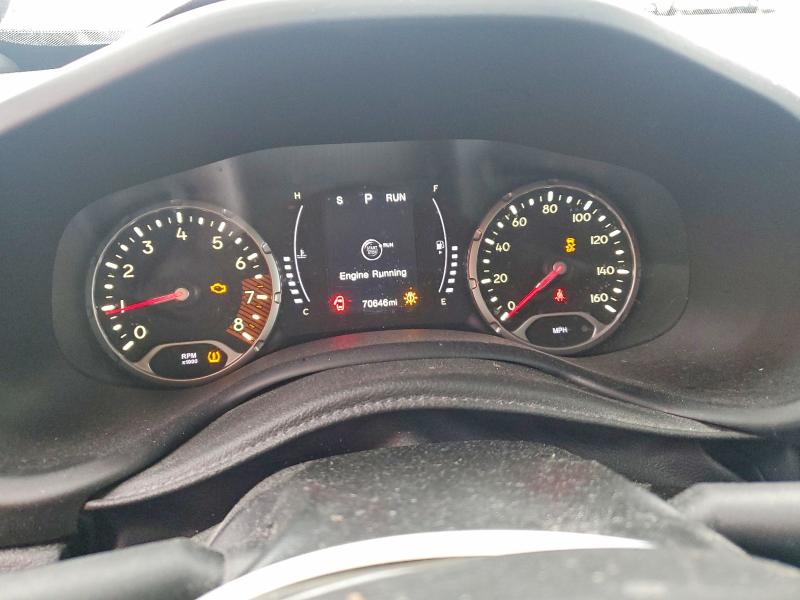 2019 Jeep Renegade VIN ZACNJABB0KPK79032 COPART salvage auction — FRONT END, Md - Cert Of Salvage < 75% Damage, sold $1,550 on 2026-07-02 (photo 9)