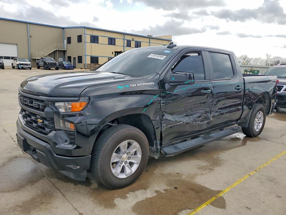 2025 Chevrolet Silverado VIN 3GCPKAEK0SG395689 COPART salvage auction — SIDE, Tx - Certificate Of Title, sold $14,400 on 2026-07-02 (photo 1)