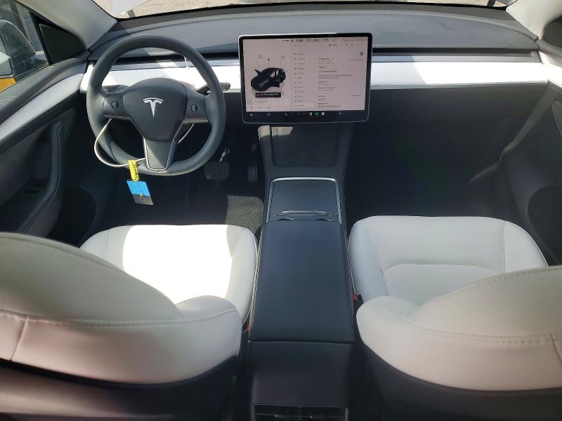 2024 Tesla Model y VIN 7SAYGDEE7RF001965 COPART salvage auction — FRONT END, Ca - Salvage Certificate, sold $250 on 2026-07-28 (photo 8)