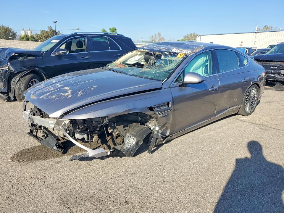 2023 Genesis G80 VIN KMTGE4S1XPU004719 COPART salvage auction — FRONT END, Az - Cert Of Title- Non Repair, sold $2,550 on 2026-07-09 (photo 1)