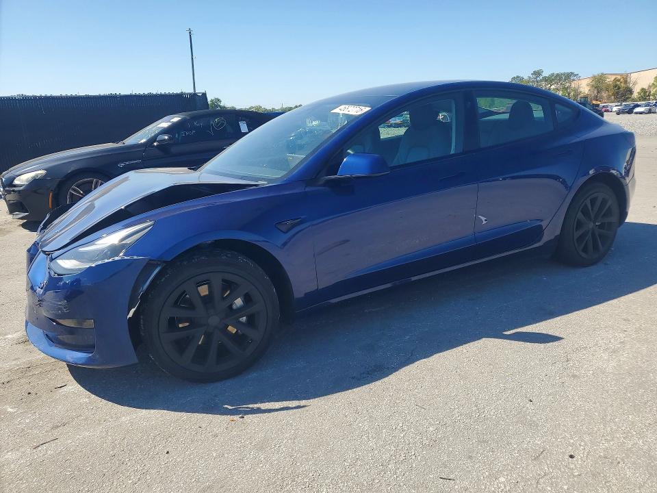 2023 Tesla Model 3 VIN 5YJ3E1EA3PF435709 COPART salvage auction — FRONT END, Salvage Title, sold $7,600 on 2026-07-29 (photo 1)