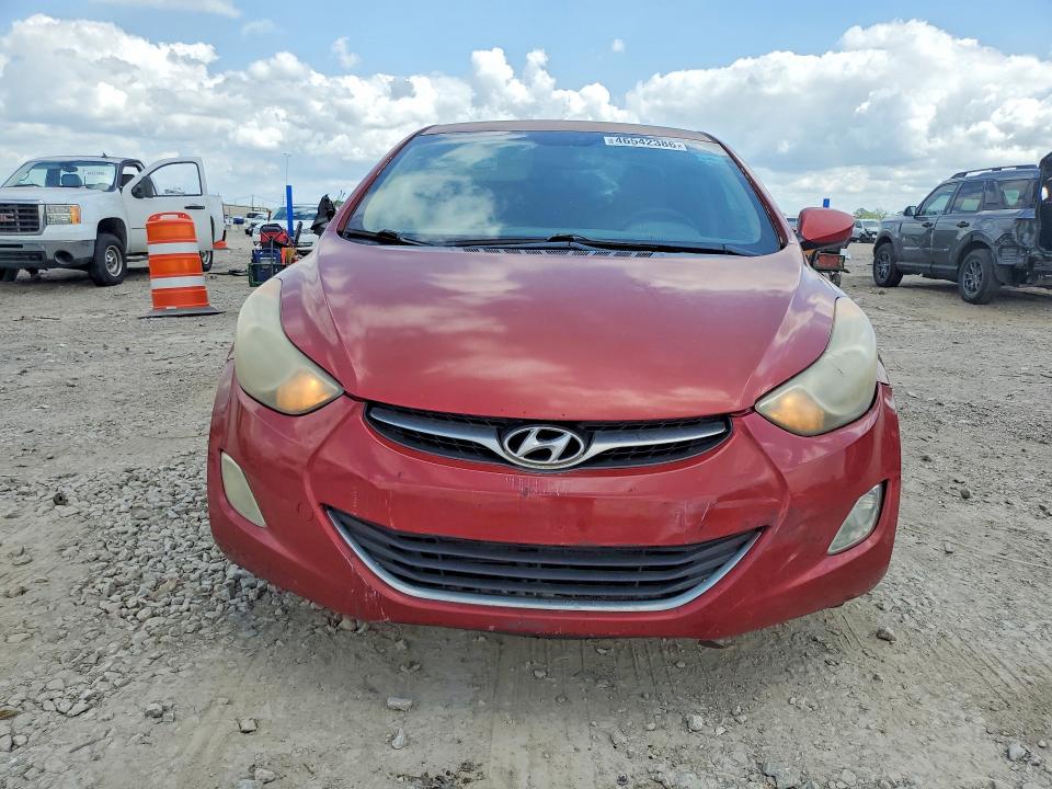 2012 Hyundai Elantra VIN KMHDH4AE5CU267705 COPART salvage auction — SIDE, TX, sold $750 on 2026-07-09 (photo 5)