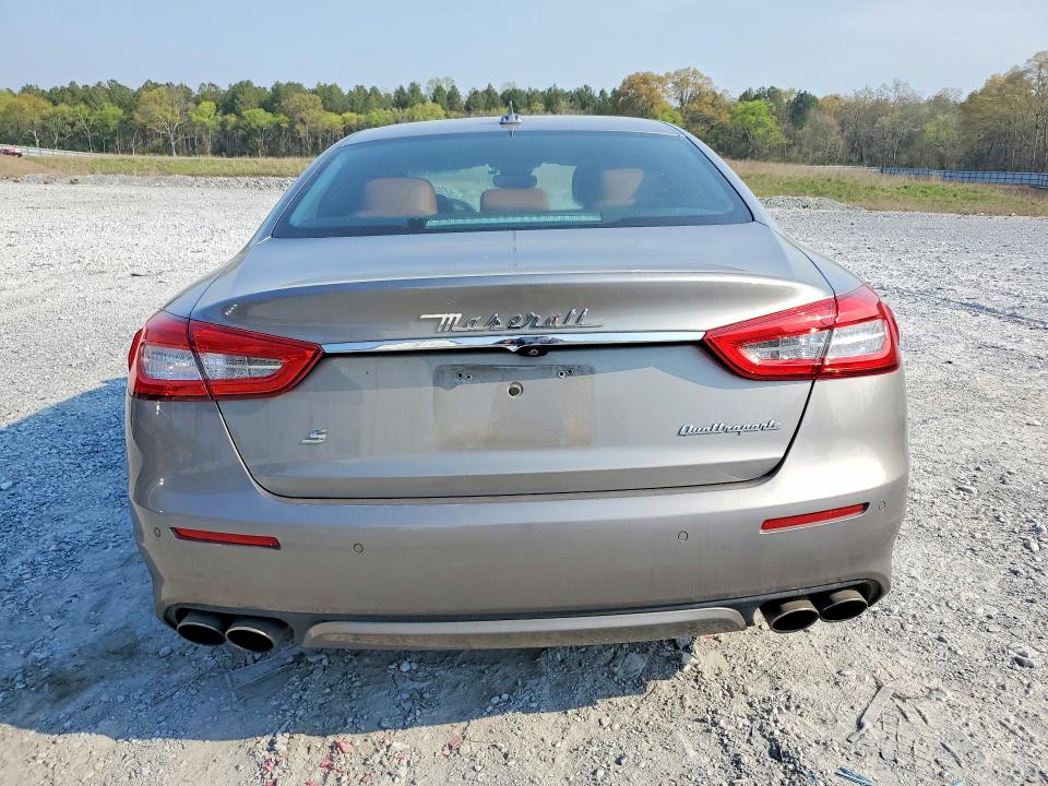 2017 Maserati Quattroporte VIN ZAM56RPL5H1197077 COPART salvage auction — FRONT END, GA, sold $4,150 on 2026-08-06 (photo 6)