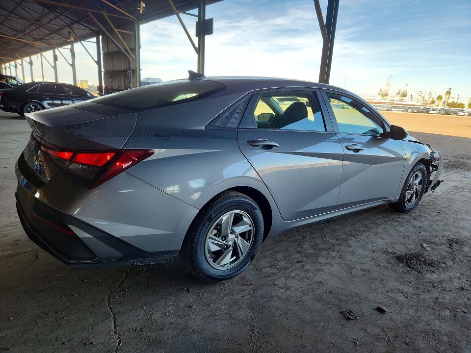 2025 Hyundai Elantra VIN KMHLL4DG3SU025176 COPART salvage auction — FRONT END, AZ - CERT OF TITLE - SALVAGE, sold $4,800 on 2026-07-06 (photo 3)