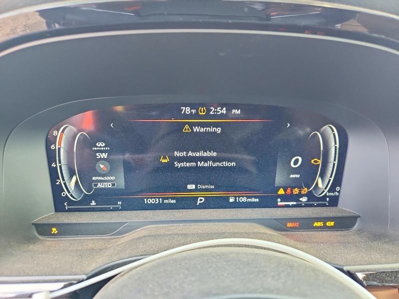 2025 Infiniti Qx60 VIN 5N1AL1HU8SC357724 COPART salvage auction — REAR END, Al - Cert Of Title-Salvage Title, sold $15,600 on 2026-07-22 (photo 9)
