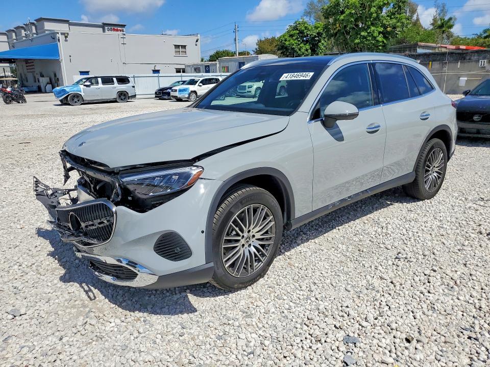2026 Mercedes-benz Glc class VIN W1NKM4GB7TF470497 COPART salvage auction — FRONT END, FL - CERT OF TITLE SLVG REBUILDABLE, sold $10,200 on 2026-07-21 (photo 1)