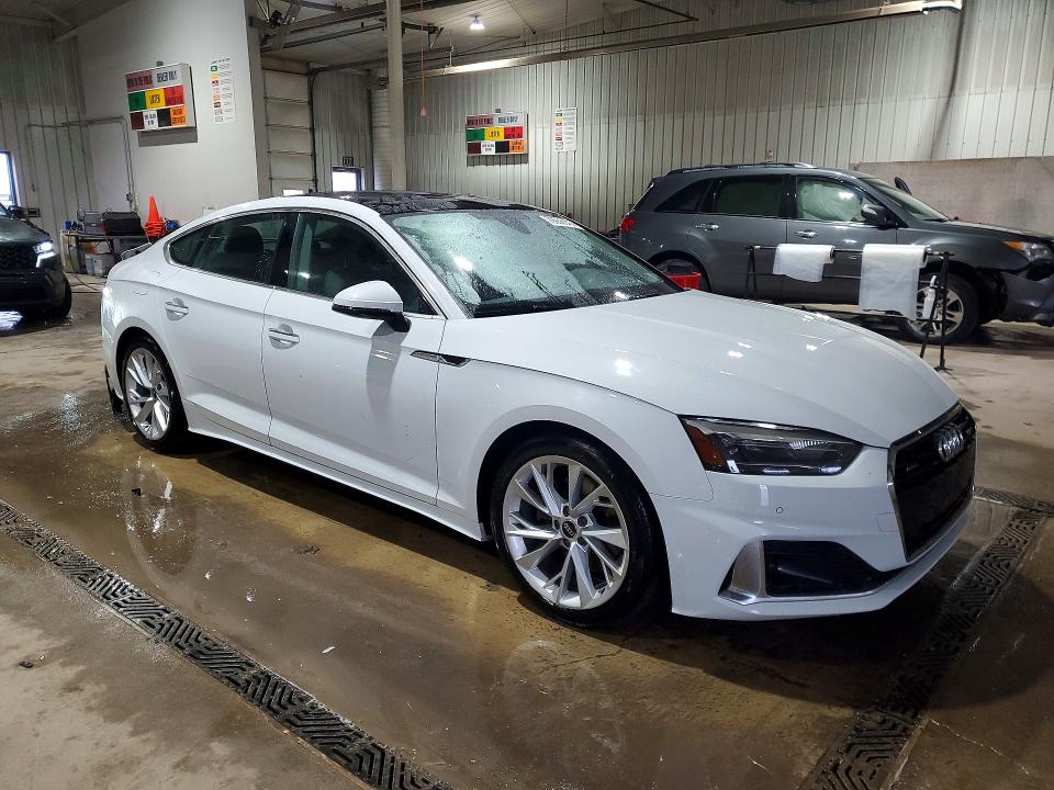 2022 Audi A5 VIN WAUABCF59NA031278 COPART salvage auction — REAR END, Pa - Certificate Of Salvage, sold $8,800 on 2026-07-27 (photo 4)