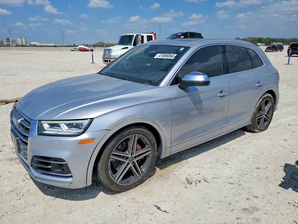 2018 Audi Sq5 VIN WA1C4AFY2J2182224 COPART salvage auction — MINOR DENT/SCRATCHES, Tx - Certificate Of Title, sold $11,400 on 2026-07-14 (photo 1)