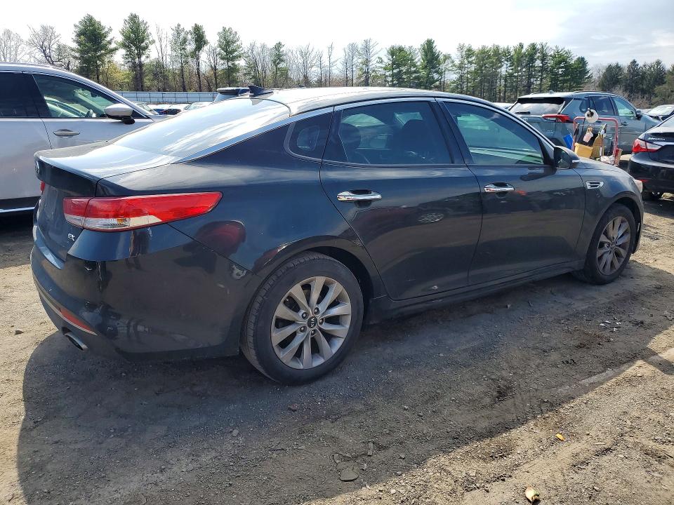 2017 Kia Optima VIN 5XXGU4L36HG169837 COPART salvage auction — SIDE, Md - Cert Of Salvage > 75% Damage, sold $1,100 on 2026-07-20 (photo 3)