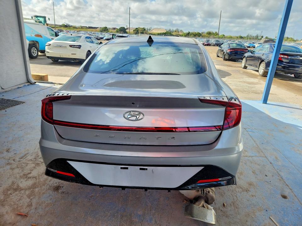 2020 Hyundai Sonata VIN 5NPEL4JA6LH010907 COPART salvage auction — FRONT END, Salvage Title, sold $1,950 on 2026-07-09 (photo 6)