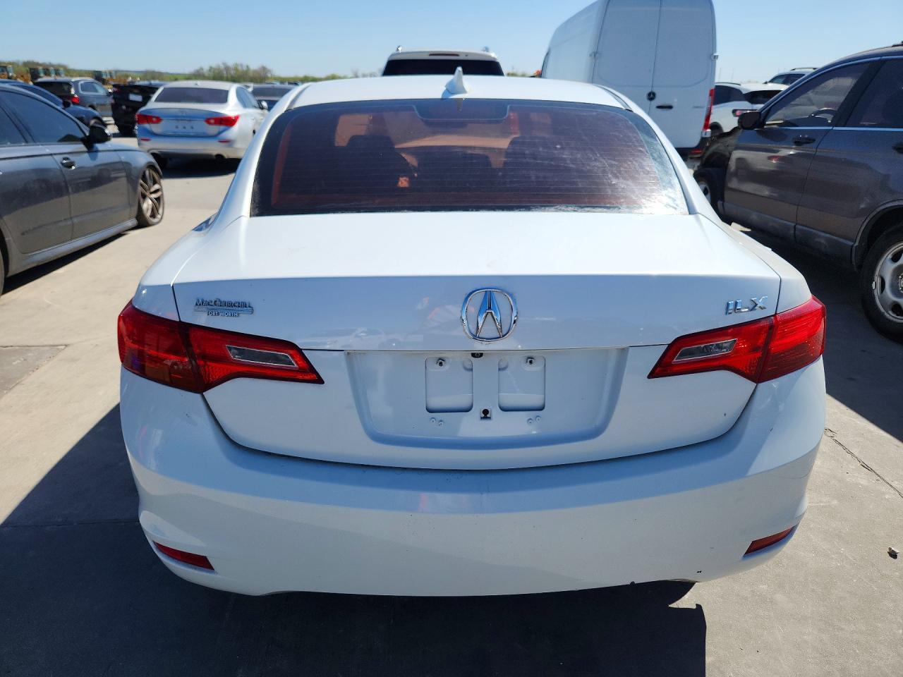 2014 Acura ILX VIN 19VDE1F39EE010253 COPART salvage auction — Front End, TX - SALVAGE VEHICLE TITLE, sold $900 on 2026-07-03 (photo 6)