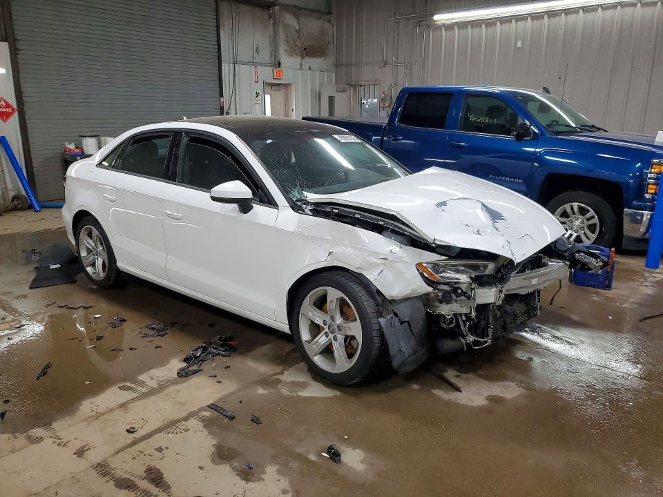 2018 Audi A3 VIN WAUAUHFF5J1072288 COPART salvage auction — FRONT END, Il - Salvage Certificate, sold $650 on 2026-07-14 (photo 4)
