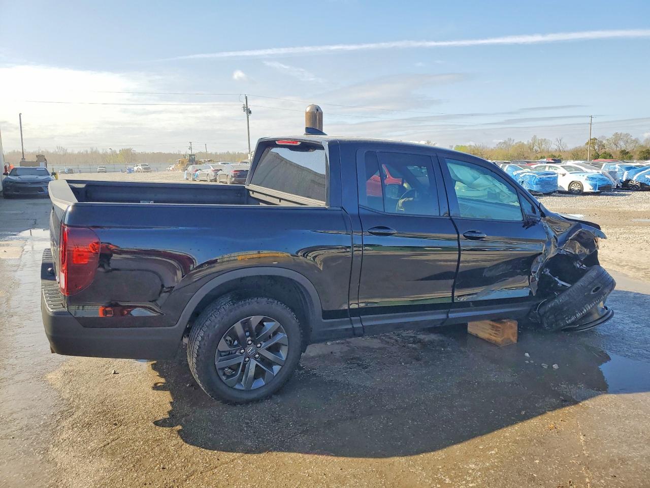 2025 Honda Ridgeline VIN 5FPYK3F19SB004445 COPART salvage auction — Front End, AL - CERT OF TITLE-SALVAGE TITLE, sold $6,800 on 2026-07-09 (photo 3)