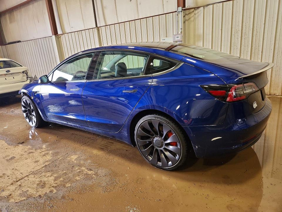 2022 Tesla Model 3 VIN 5YJ3E1EC3NF316122 COPART salvage auction — FRONT END, Pa - Certificate Of Salvage, sold $4,150 on 2026-07-21 (photo 2)
