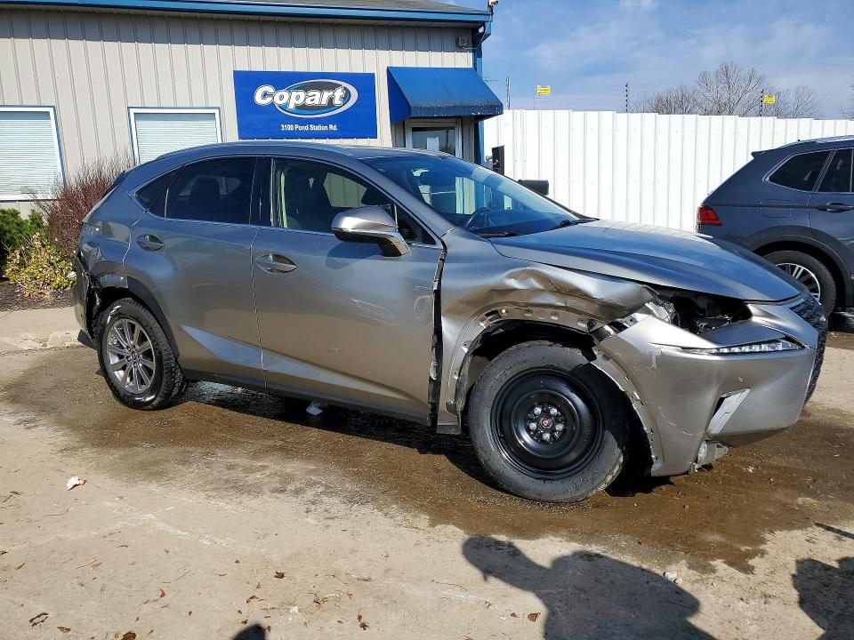 2020 Lexus Nx VIN JTJDARBZ3L5016289 COPART salvage auction — FRONT END, Fl - Certificate Of Destruction, sold $3,800 on 2026-07-30 (photo 4)