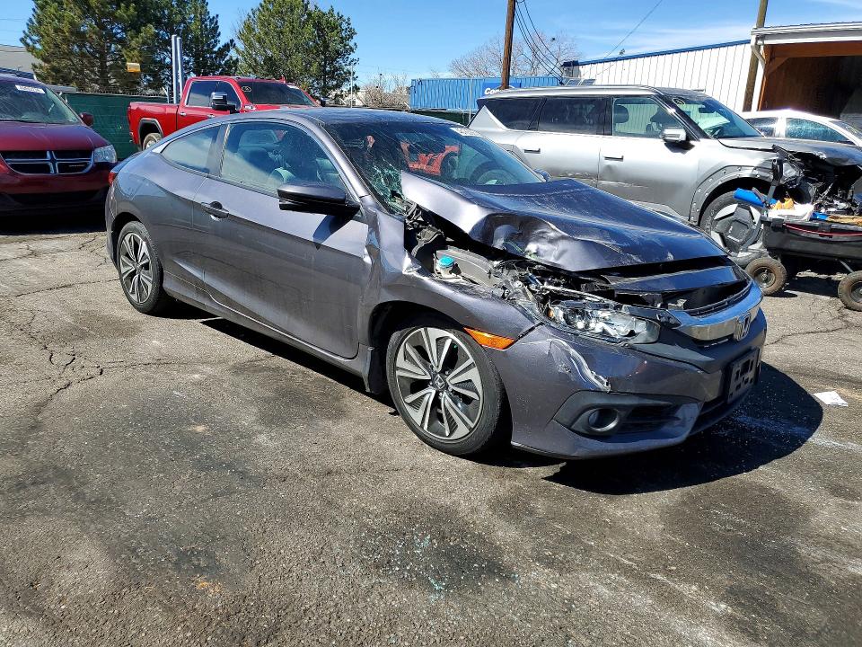 2016 Honda Civic VIN 2HGFC3B37GH353336 COPART salvage auction — FRONT END, Salvage Title, sold $2,550 on 2026-08-20 (photo 4)
