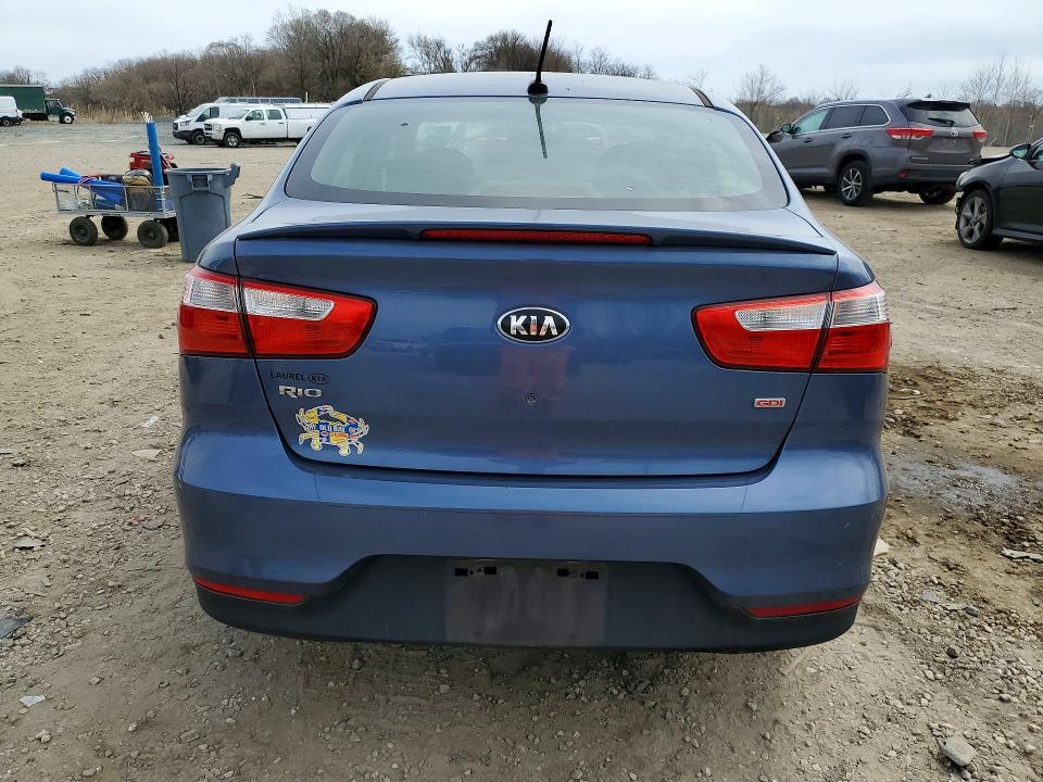 2016 Kia Rio VIN KNADM4A33G6576594 COPART salvage auction — FRONT END, Md - Cert Of Salvage > 75% Damage, sold $425 on 2026-07-14 (photo 6)
