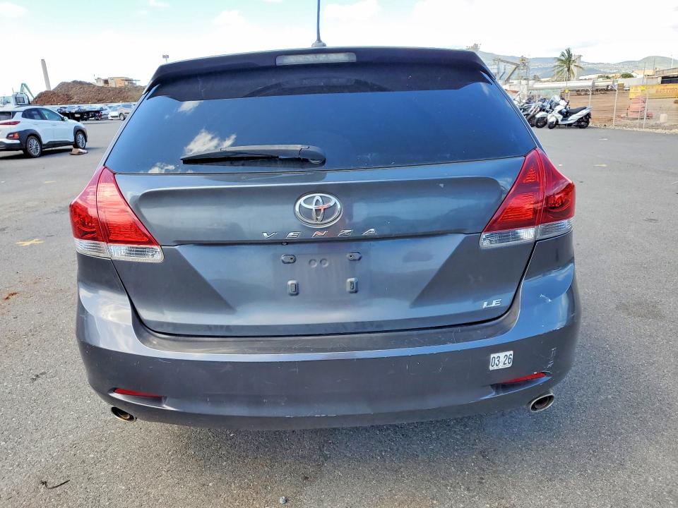 2013 Toyota Venza VIN 4T3ZK3BB1DU058458 COPART salvage auction — WATER/FLOOD, Hi - Certificate Of Salvage, sold $475 on 2026-07-27 (photo 6)