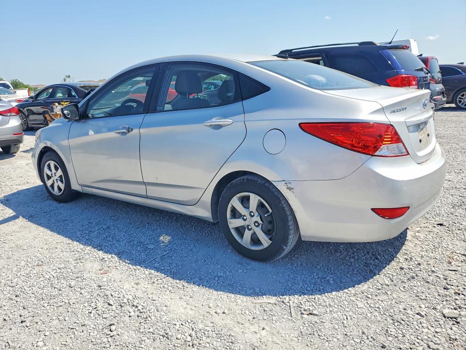 2013 Hyundai Accent VIN KMHCT4AE2DU394617 COPART salvage auction — FRONT END, FL - CERT OF TITLE SLVG REBUILDABLE, sold $600 on 2026-07-31 (photo 2)