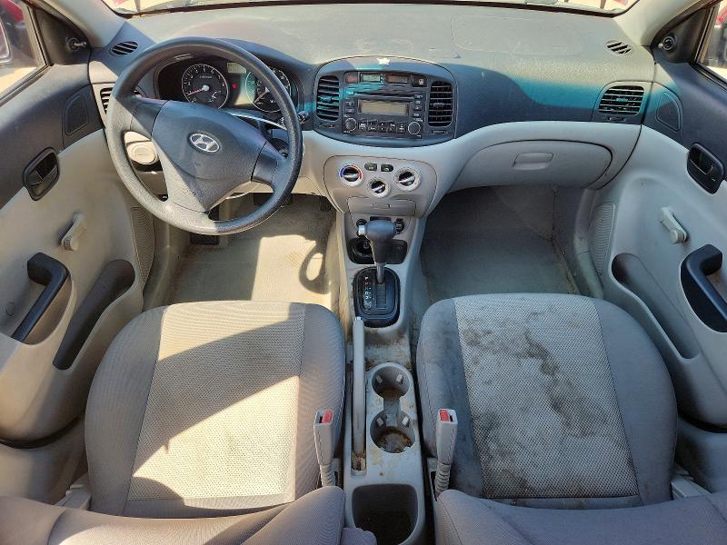 2007 Hyundai Accent VIN KMHCN46C07U142726 COPART salvage auction — FRONT END, Tx - Certificate Of Title, sold $200 on 2026-07-23 (photo 8)