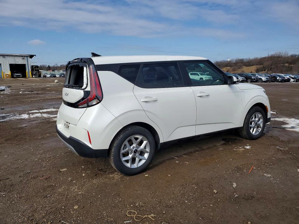 2025 Kia Soul VIN KNDJ23AU6S7940332 COPART salvage auction — HAIL, Il - Salvage Certificate, sold $4,600 on 2026-07-22 (photo 3)
