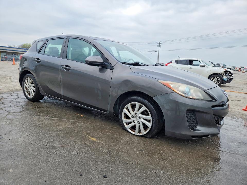 2012 Mazda 3 VIN JM1BL1L75C1605774 COPART salvage auction — SIDE, Tn - Salvage Certificate, sold $400 on 2026-07-13 (photo 4)